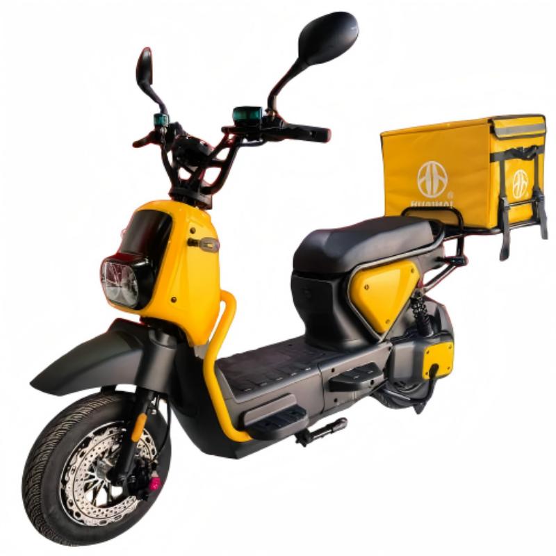 Electric Cargo Motorcycle 1 wireless sine wave controller e-bike, hydraulic suspension cargo bike, full-disc brake electric motorcycle, dual-lens headlight e-motorcycle, lead-acid battery cargo motorcycle
